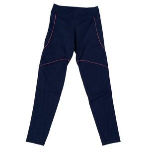 925fit Womens Black And Red Piping High Rise Athletic Leggings Size M Yoga Gym